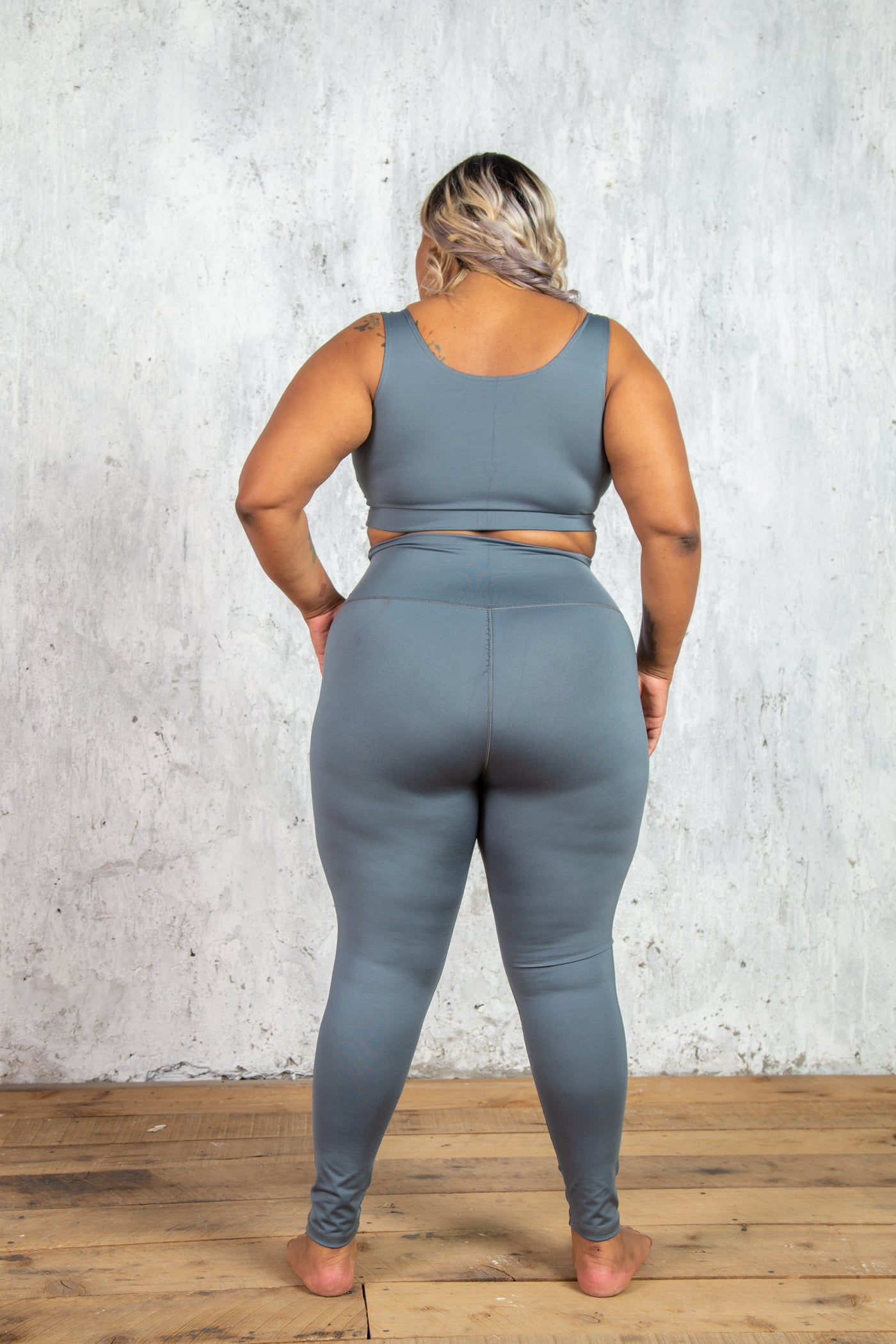 Solid Blue Active Wear