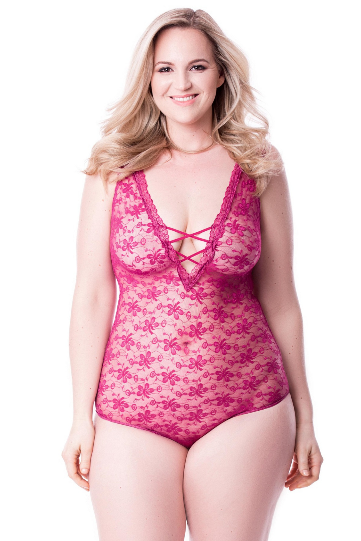 All Over Lace Teddy Lingerie